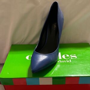 Charles David Navy Blue Heels